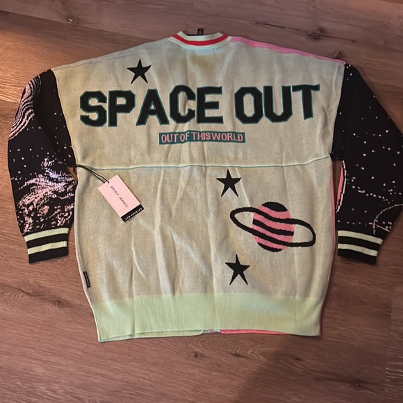 Spirit Jersey Out of this World Sweater Cardigan NWOT - Picture 8 of 8